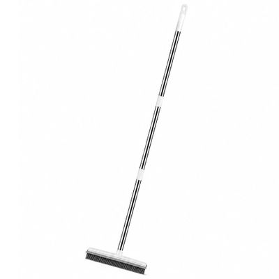 Kadernícka gumová metla so stierkou HAIR SALON Rubber broom