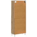 vidaXL Highboard 2 ks Remeselný dub 69,5 x 34 x 180 cm