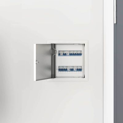 vidaXL Access Panel 2 pcs Biela 23 x 23 x 3 cm Oceľ