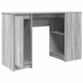 vidaXL Stôl sivý dub sonoma 120x42x76 cm kompozitné drevo