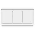 vidaXL Komoda biela 102x35x55 cm spracované drevo