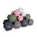 Neoprénová jednoručka Hex - BeastPink, čierna, 10 kg, Neoprén