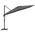 vidaXL Roma Parasol Antracit 286 x 284 x 265 cm Hliník a polyester
