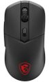 MSI herní myš VERSA 300 Wireless 8K/ bezdrátová/ 26.000 dpi/ 2,4GHz/ BT5.3/ USB/ RGB podsvícení/ 6 tlačítek Herní myš, bezdrátová, 8000 Hz, 26000 DPI, PixArt PAW3395, 66g, 196h výdrž, RGB, symetrická, PTFE skluznice