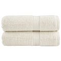 vidaXL Prémiové uteráky pre hostí SOLUND 2 ks krémové 30x50 cm 600 g/m²
