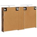 vidaXL Set kabinetov do kúpeľne 3 ks 120 x 14,5 x 70 cm