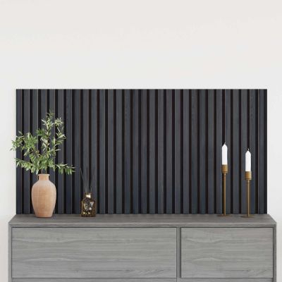 vidaXL Nástenné panely 2 pcs Antracitová 60,5 x 60 cm