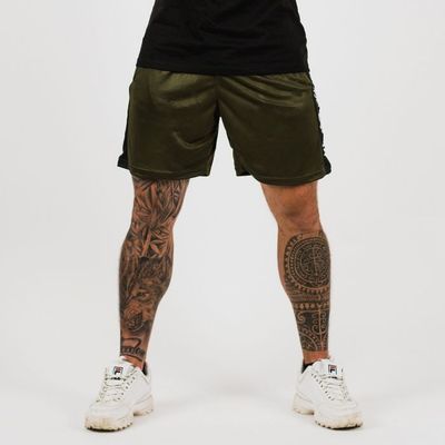 Šortky Vertical Military Green - GymBeam, veľkosť M
