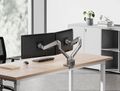 Neomounts DS70-250SL2 Neomounts NEXT Slim Desk Mount, double display (topfix clamp/grommet), silver Držák, VESA, stolní, pro 2 ploché/zakrivené monitory, úhloprícka 17–32", náklon 90°, otácení 180°, rotace 360°, nosnost 18kg, str
