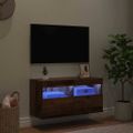 vidaXL TV nástenná skriňa 80 x 30 x 40 cm Staré drevo Kompozitné drevo