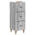 vidaXL Zásuvkový kabinet 33 x 34,5 x 90 cm Kompozitné drevo