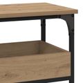 vidaXL Konzolový stôl dub artisan 100 x 29 x 75 cm Kompozitné drevo
