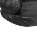 vidaXL Ergonomický penový matrac pre psa čierny 75x53 cm umelá koža