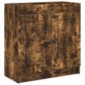 vidaXL Kúpeľňová skrinka pod umývadlo Dymový dub 78,5 x 37,5 x 81 cm