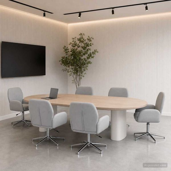 vidaXL Otáčacie stoličky k stolu 6 ks 54 x 58 x 90 cm Svetlosivá Látka