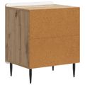 vidaXL Nočný stolík Dub artisan 43 x 34,5 x 52 cm Kompozitné drevo