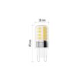 LED žiarovka Classic JC / G9 / 4,2 W (40 W) / 470 lm / teplá biela