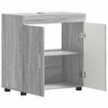 vidaXL Set kabinetov do kúpeľne TULUM Sivý Sonoma 60 x 34 x 63 cm