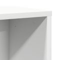 vidaXL Knižnica biela 60x24x101,5 cm kompozitné drevo