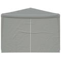 vidaXL Párty stan 1200 x 300 x 255 cm Svetlosivá PE a oceľ