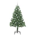 vidaXL Vianočný stromček Zelená 150 cm PVC