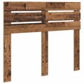 vidaXL Rám postele Staré drevo 120 x 200 cm Masívne borovicové drevo