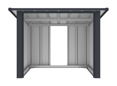 Garáž pre robotickú kosačku G21 88x62x98 cm, antracitová