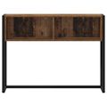 vidaXL Koncový stôl Staré drevo 100 x 36 x 75 cm Kompozitné drevo