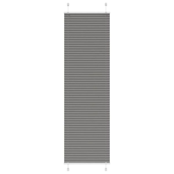 vidaXL plisovaná roleta antracitová 55x200 cm Šírka látky 54,4 cm