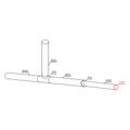 Vnútorné uzáverové koleso VENTS 1111 - 100 mm PVC
