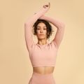 Dámske tričko Hyper Crop-Top Pink - BeastPink, veľkosť XL, veľkosť oblečenia XL