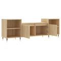 vidaXL TV skrinka dub sonoma 160x35x55 cm spracované drevo