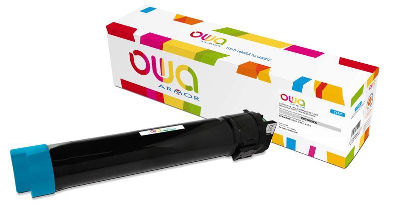 OWA Armor toner kompatibilný s Lexmark X950X2CG, 22000st, modrá/cyan