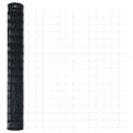 vidaXL Európsky plot s hrotmi 10 x 1,6 m PVC potiahnutá oceľ Sivá