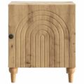 vidaXL Nočný stolík Dub artisan 43 x 34,5 x 50 cm Kompozitné drevo