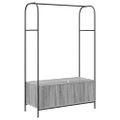 vidaXL Vešiak na oblečenie Sivá 100 x 44 x 160 cm Kompozitné drevo