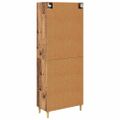 vidaXL Highboard Staré drevo 69,5 x 34 x 180 cm