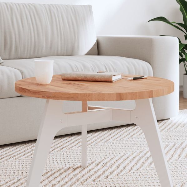 vidaXL Stolová doska Ø60x2,5 cm okrúhla masívny buk