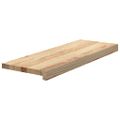 vidaXL Schodiskové stupne 2 ks 70x30x2 cm neošetrený dubový masív