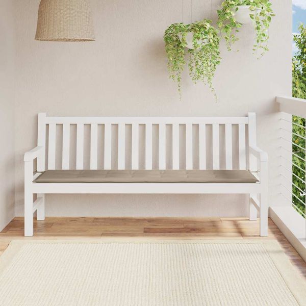 vidaXL Podložka na záhradnú lavičku 180x50x4 cm, oxfordská látka