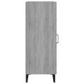 vidaXL Komoda sivý dub sonoma 34,5x34x90 cm spracované drevo