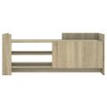 vidaXL TV skrinka dub sonoma 100x35x40 cm spracované drevo