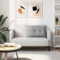 vidaXL Poduška na chrbát Oblá šedá 80 x 19 x 50 cm látka