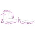 vidaXL Záhradná súprava gaučov 5 ks Prírodná a svetlosivá