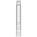 vidaXL Oblúkové gabionové koše 3ks 300x30x200/220cm pozinkované železo