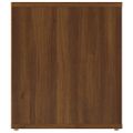 vidaXL TV skrinka hnedý dub 100x35x40 cm spracované drevo