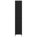 vidaXL Highboard Čierny dub 34,5 x 34 x 180 cm Kompozitné drevo