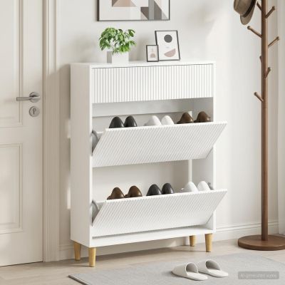 vidaXL Skriňa na topánky ARNHEM 78 x 24 x 103 cm Kompozitné drevo