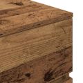 vidaXL Nočné skrinky s 3 zásuvkami 2 ks staré drevo 39x35x65 cm