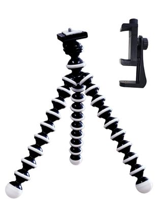 Cestovný statív VIKING Tripod 4D/dĺžka 25,5cm/pružná, odolná guma/max. záťaž 2kg/upínacia skrutka 1/4''
